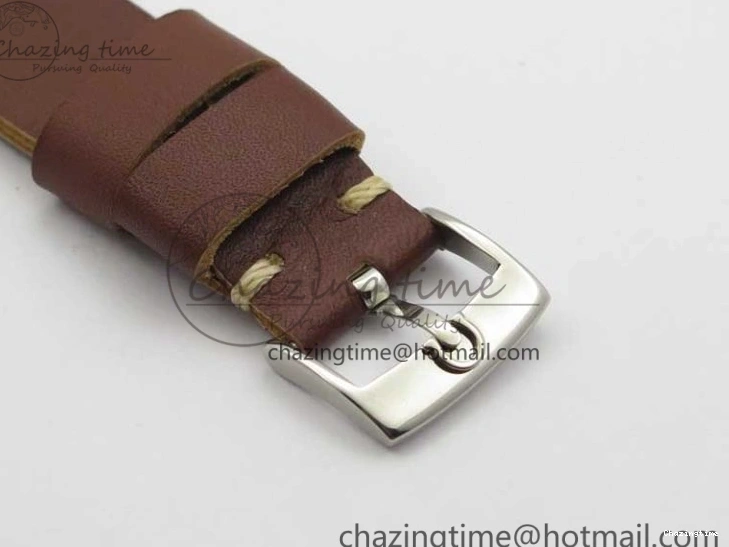 0408 Vintage Seamaster 300 Date T SS B12 Black Dial On Brown Leather Strap A2836 (Free Nylon Strap) WeatherProof 7911